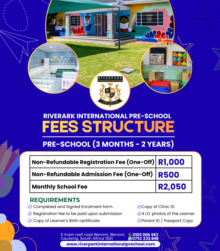 Riverpark International Preschool fees structure