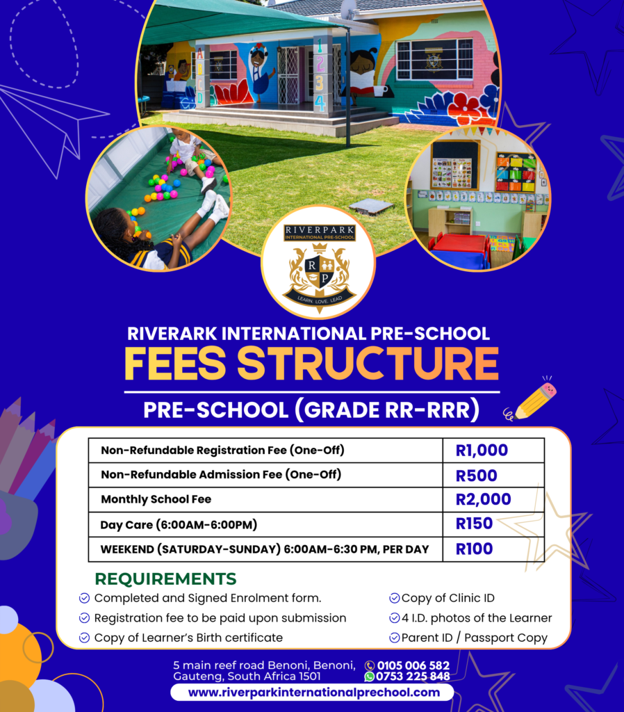 Riverpark International Preschool fees structure