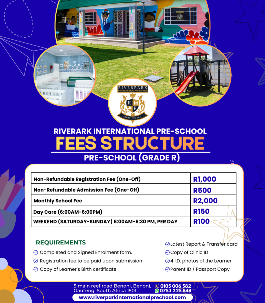 Riverpark International Preschool fees structure